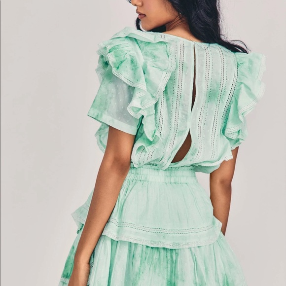 NWT Loveshackfancy Natasha Mini Dress - Picture 4 of 8